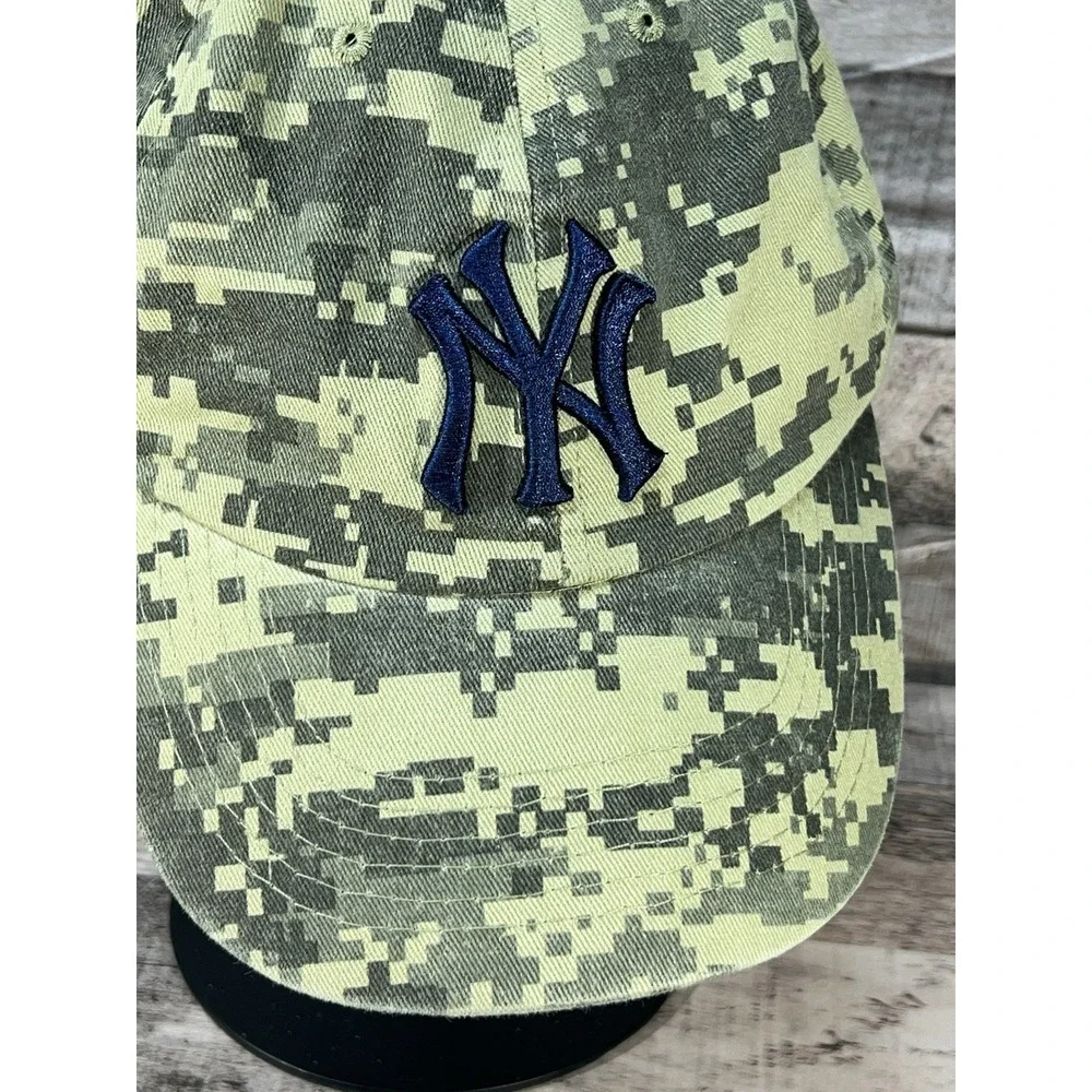 MLB New York Yankees Camouflage Hat Budweiser Army Adjustable‎